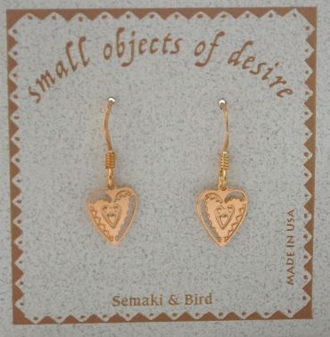 Heart Earrings - gold