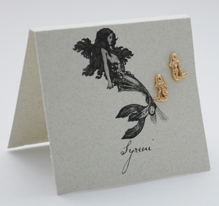 Mermaid Earrings - gold