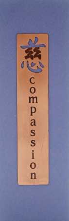 Compassion Copper Bookmark