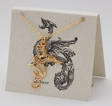 Dragon Necklace - gold