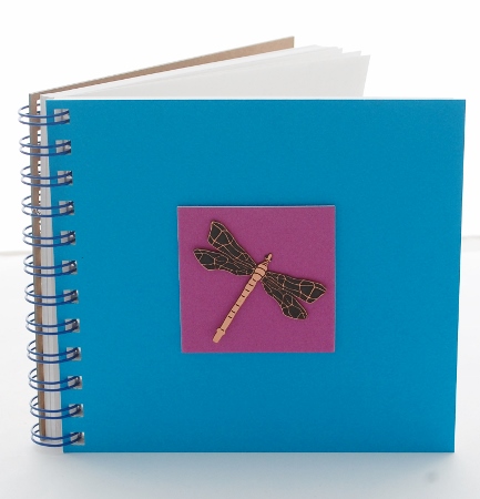 Dragonfly Copper Charm Journal