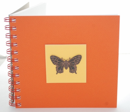 Butterfly Copper Charm Journal