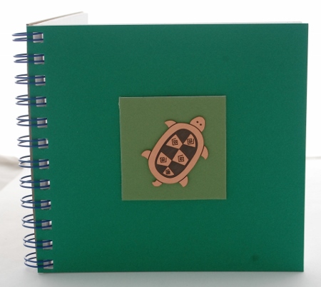 Turtle Copper Charm Journal