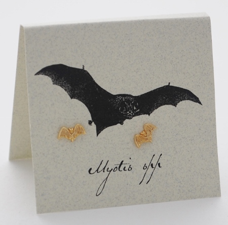 Bat Earrings - gold