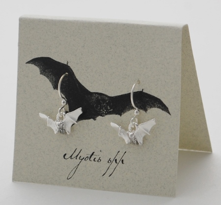 Bat Earrings - silver