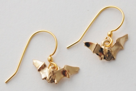Bat Earrings - gold