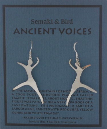 Dancer Earrings - silver