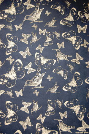 Butterflies Hand Silkscreened Paper
