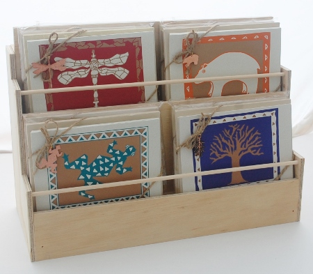 Two Tier Packaged Note Card Unit