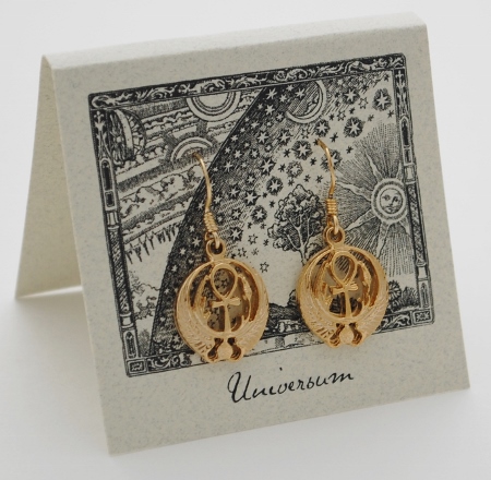 Ankh Earrings - gold