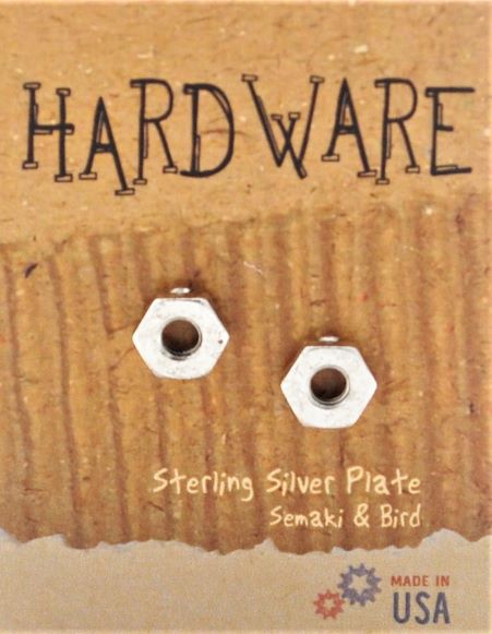 Nut Studs - silver