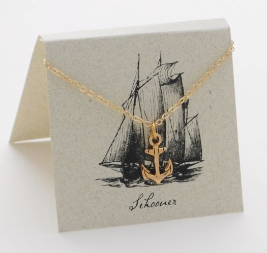 Anchor Necklace - gold 