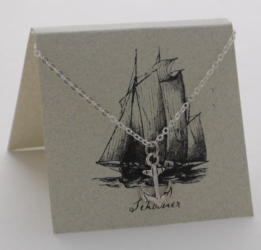 Anchor Necklace - silver