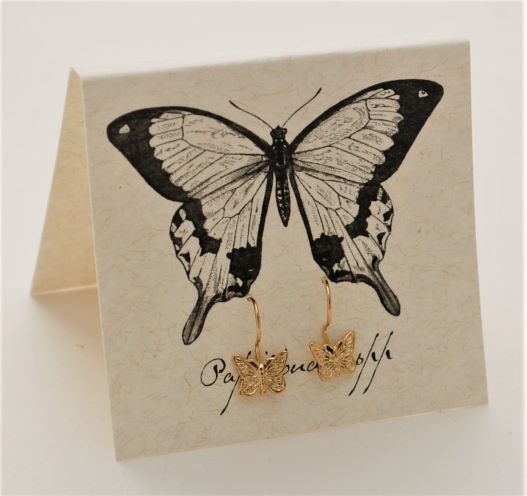 Butterfly Earrings - gold