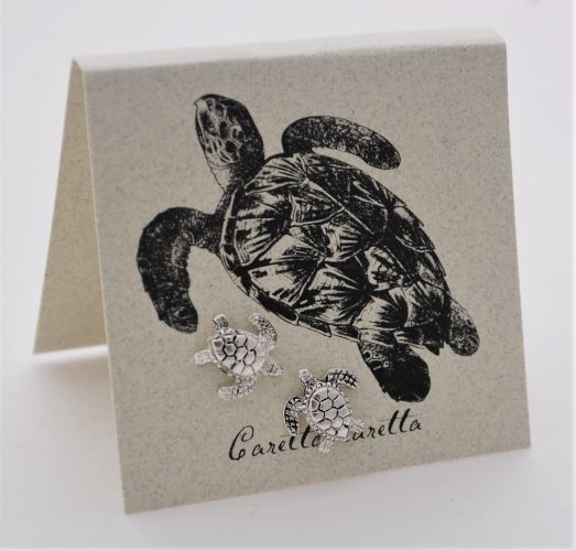 Sea Turtle Earrings - silver