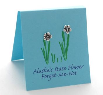 Alaska Forget Me Not - silver