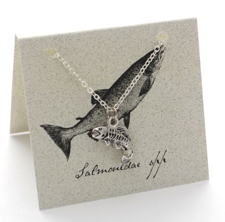 Salmon Necklace - silver