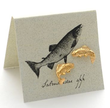 Salmon Earrings - gold