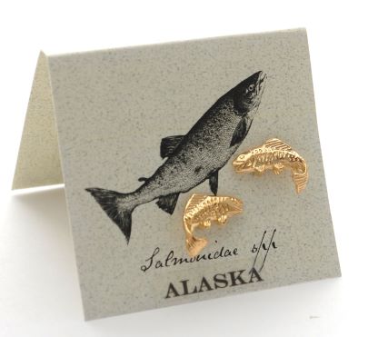 Salmon Earrings - gold