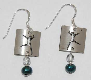 Dancer Petroglyph Earrings