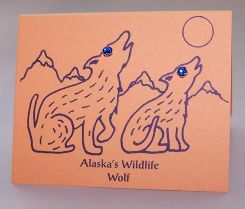 Wolf Eyes - Crystal Studs