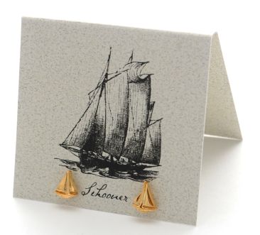 Sailboat Earrings - gold