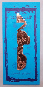 Rock Art Copper Bookclip