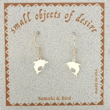 Dolphin Earrings - silver