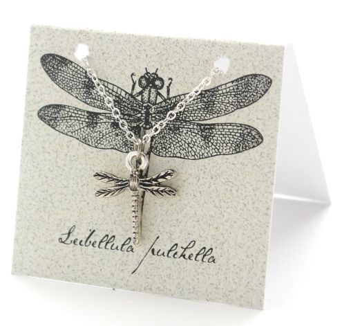 Dragonfly Necklace - silver