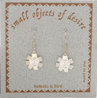 Sun Earrings- silver