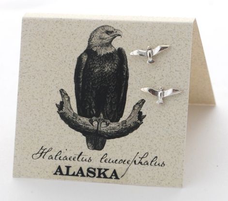 Eagle Earrings - silver