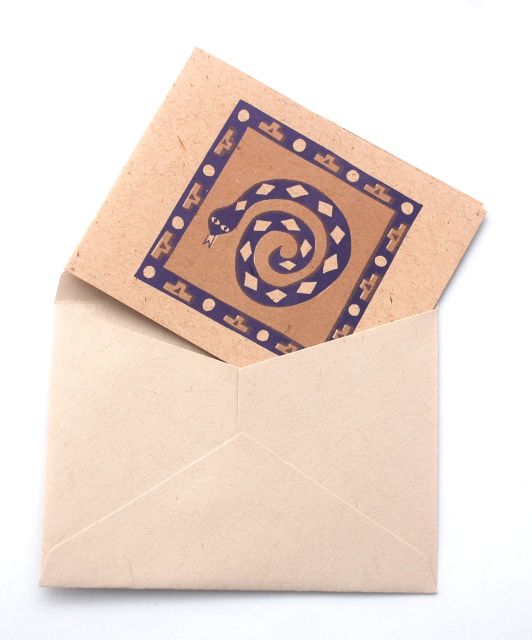 Snake Journey Gift Card & Envelope