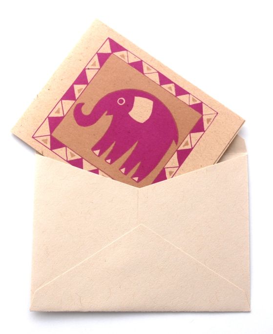 Elephant Journey Gift Card & Envelope