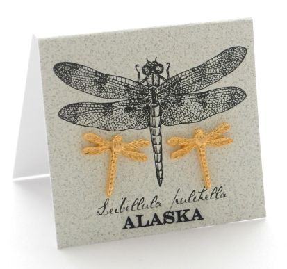Dragonfly Earrings - gold