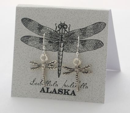 Dragonfly Earrings - silver