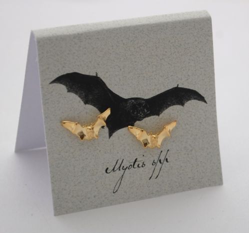 Bat Earrings - gold