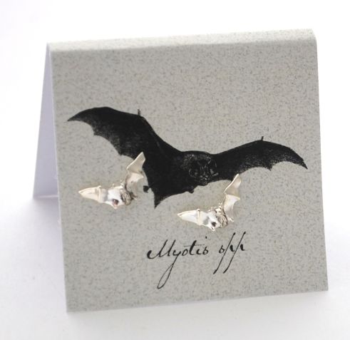 Bat Earrings - silver