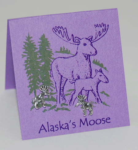Moose Post Earring