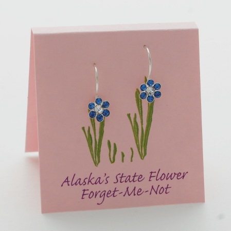 Forget-Me-Not Flower Earrings