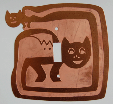 Peruvian Cat Switch Plate