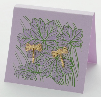 Dragonfly Filigree Earrings gold