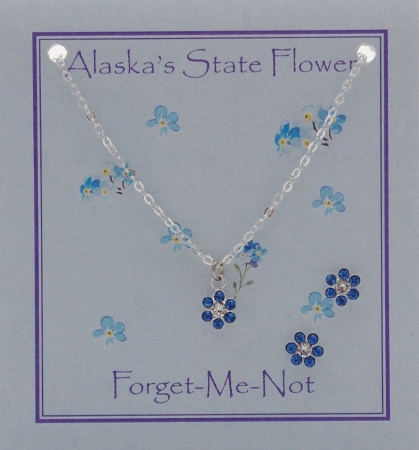 Forget-Me-Not Necklace Set