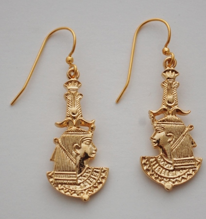 Queen of Egypt Earrings - gold