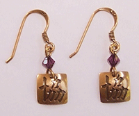 Unity Character Earrings - gold
