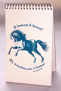 Horse w/ Quote Explorer Pad