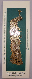 Peacock Bookmark 