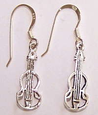 Violin Earrings