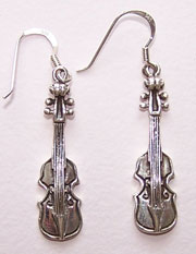 Violin Earrings