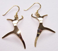 Dancer Ancient Voices Earrings - gold