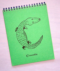 Crocodile Sketch Book